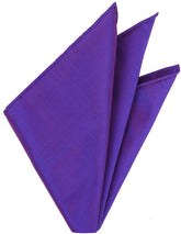 Reddish Purple Thai Shot Silk Pocket Square VPS-9